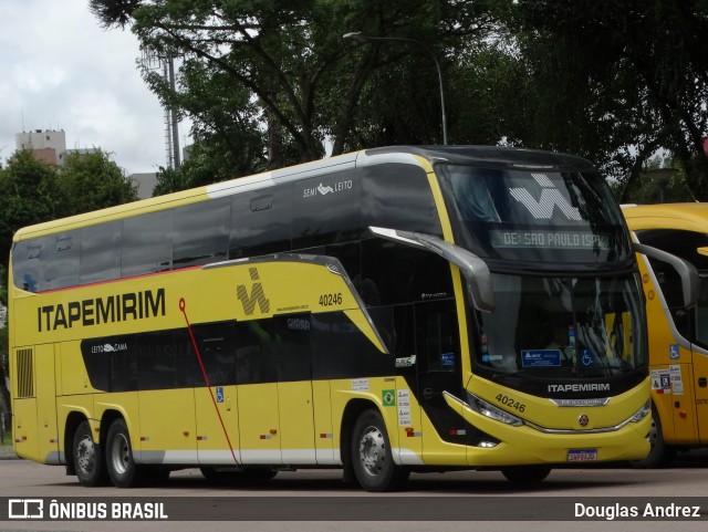 Viação Nova Itapemirim 40246 na cidade de Curitiba, Paraná, Brasil, por Douglas Andrez. Número da foto: #12629630.