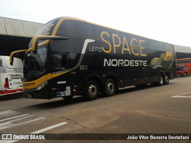 Expresso Nordeste 5511 na cidade de Maringá, Paraná, Brasil, por João Vitor Bezerra Destefani. Número da foto: #12629611.