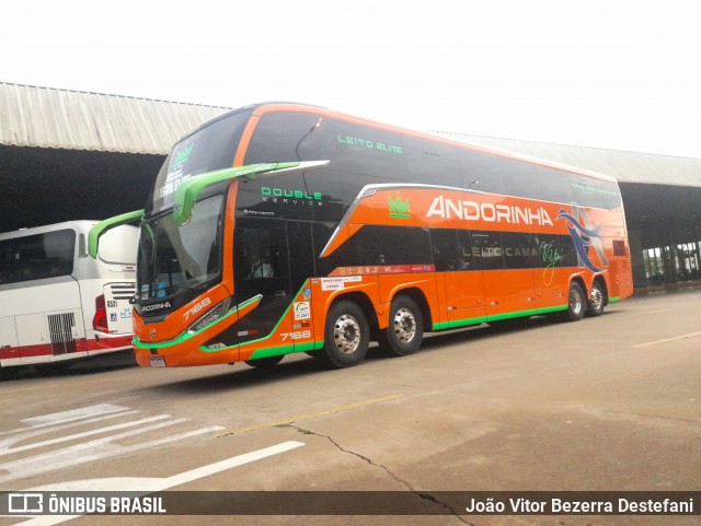 Empresa de Transportes Andorinha 7168 na cidade de Maringá, Paraná, Brasil, por João Vitor Bezerra Destefani. Número da foto: #12629655.