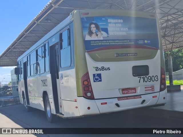 BsBus Mobilidade 710903 na cidade de Brazlândia, Distrito Federal, Brasil, por Pietro Ribeiro. Número da foto: #12627886.