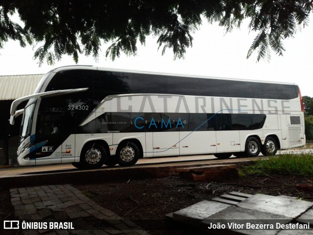 Auto Viação Catarinense 324302 na cidade de Maringá, Paraná, Brasil, por João Vitor Bezerra Destefani. Número da foto: #12629679.