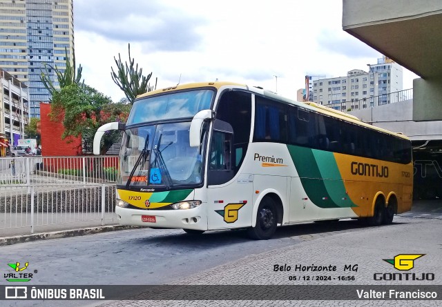 Empresa Gontijo de Transportes 17120 na cidade de Belo Horizonte, Minas Gerais, Brasil, por Valter Francisco. Número da foto: #12627505.