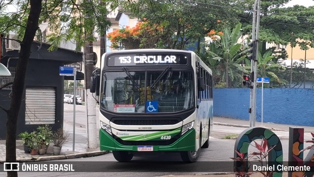 Viação Piracicabana Santos 4430 na cidade de Santos, São Paulo, Brasil, por Daniel Clemente. Número da foto: #12627532.