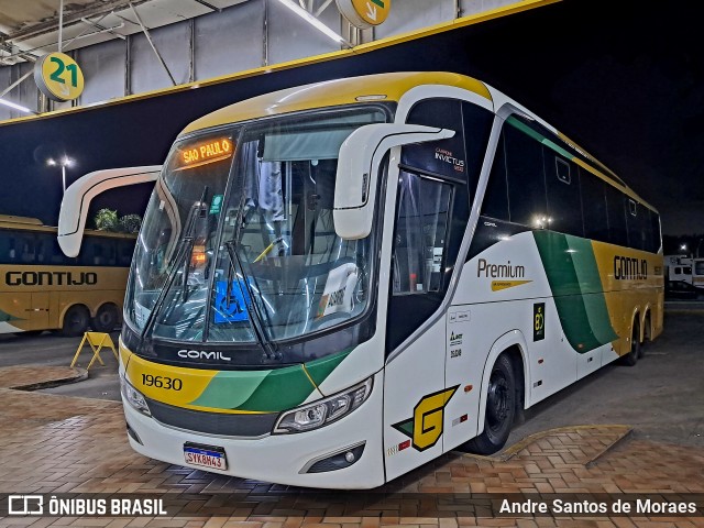 Empresa Gontijo de Transportes 19630 na cidade de Perdões, Minas Gerais, Brasil, por Andre Santos de Moraes. Número da foto: #12627316.