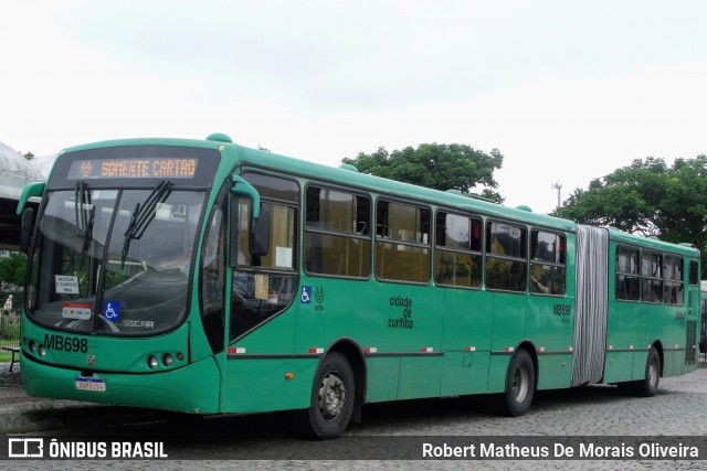 Auto Viação Mercês MB698 na cidade de Curitiba, Paraná, Brasil, por Robert Matheus De Morais Oliveira. Número da foto: #12628733.