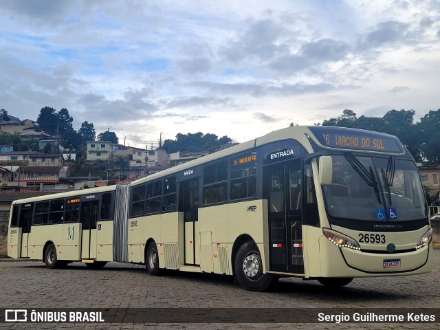 Viação do Sul 26593 na cidade de Curitiba, Paraná, Brasil, por Sergio Guilherme Ketes. Número da foto: #12627521.