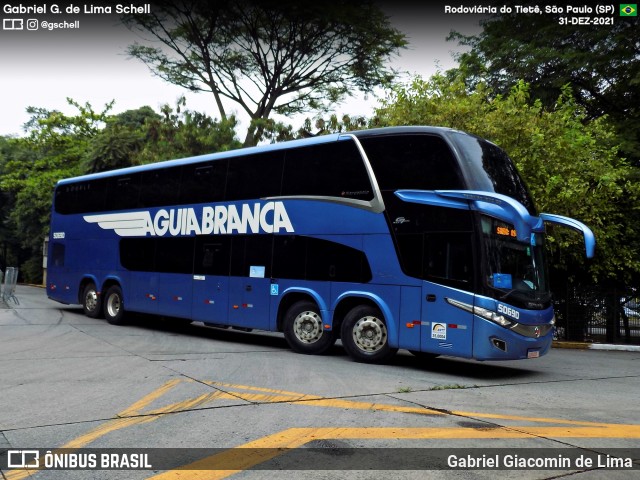 Viação Águia Branca 50690 na cidade de São Paulo, São Paulo, Brasil, por Gabriel Giacomin de Lima. Número da foto: #12628386.