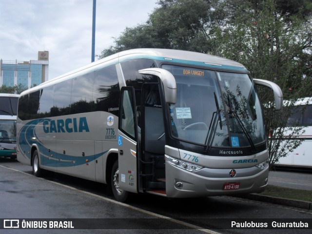 Viação Garcia 7776 na cidade de Curitiba, Paraná, Brasil, por Paulobuss  Guaratuba. Número da foto: #12629572.