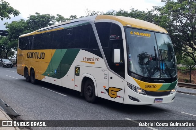 Empresa Gontijo de Transportes 19800 na cidade de Belo Horizonte, Minas Gerais, Brasil, por Gabriel Costa Guimarães. Número da foto: #12627484.