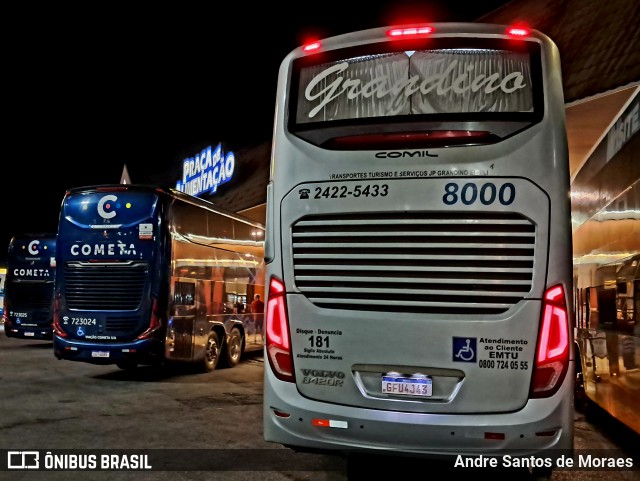 Grandino Transportes 8000 na cidade de Oliveira, Minas Gerais, Brasil, por Andre Santos de Moraes. Número da foto: #12627327.