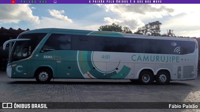 Auto Viação Camurujipe 4611 na cidade de Vitória da Conquista, Bahia, Brasil, por Fábio Paixão. Número da foto: #12627752.