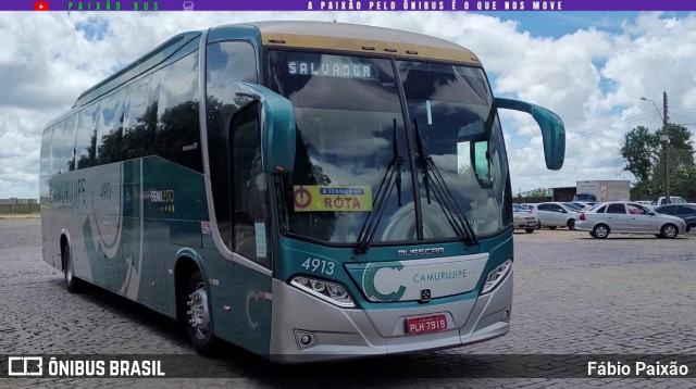 Auto Viação Camurujipe 4913 na cidade de Vitória da Conquista, Bahia, Brasil, por Fábio Paixão. Número da foto: #12629607.