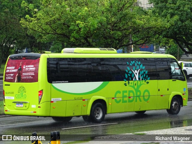Cedro Transportes RJ 415.005 na cidade de Rio de Janeiro, Rio de Janeiro, Brasil, por Richard Wagner. Número da foto: #12627675.