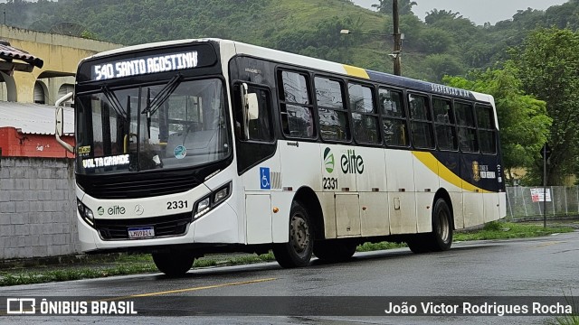 Viação Elite 2331 na cidade de Volta Redonda, Rio de Janeiro, Brasil, por João Victor Rodrigues Rocha. ID da foto: 11832946.