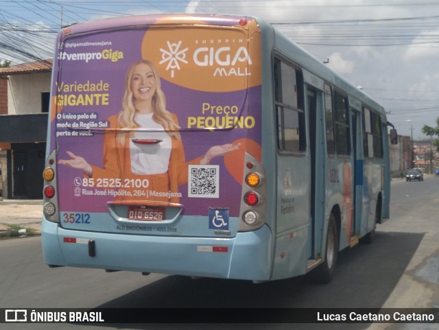 Rota Sol > Vega Transporte Urbano 35212 na cidade de Fortaleza, Ceará, Brasil, por Lucas Caetano. Número da foto: #11832190.