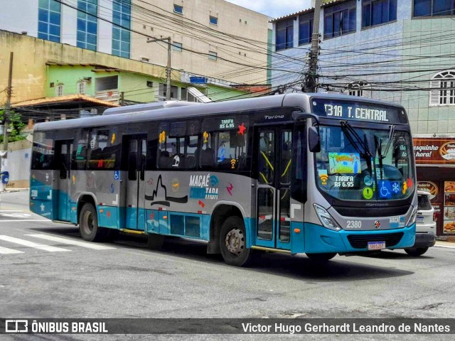 SIT Macaé Transportes 2380 na cidade de Macaé, Rio de Janeiro, Brasil, por Victor Hugo Gerhardt Leandro de Nantes. Número da foto: #11832262.