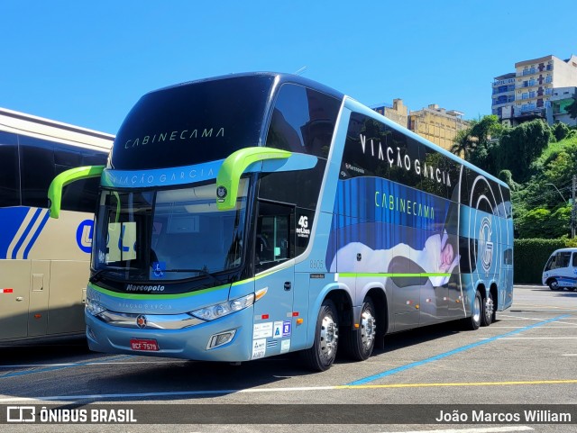 Viação Garcia 8605 na cidade de Aparecida, São Paulo, Brasil, por João Marcos William. ID da foto: 11832929.