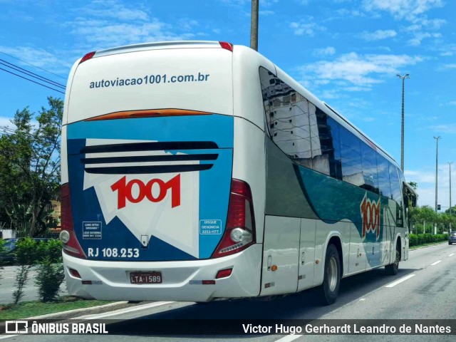 Auto Viação 1001 RJ 108.253 na cidade de Macaé, Rio de Janeiro, Brasil, por Victor Hugo Gerhardt Leandro de Nantes. Número da foto: #11832261.