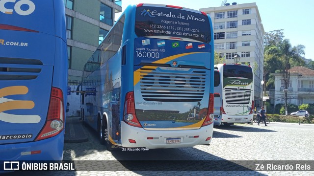 Estrela de Minas Viagens e Turismo 160000 na cidade de Petrópolis, Rio de Janeiro, Brasil, por Zé Ricardo Reis. ID da foto: 11833002.