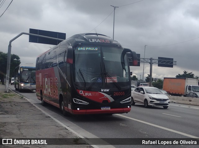 Lirabus 26005 na cidade de São Paulo, São Paulo, Brasil, por Rafael Lopes de Oliveira. Número da foto: #11832889.
