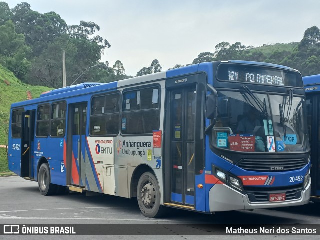 Auto Viação Urubupungá 20.492 na cidade de Barueri, São Paulo, Brasil, por Matheus Neri dos Santos. Número da foto: #11856042.