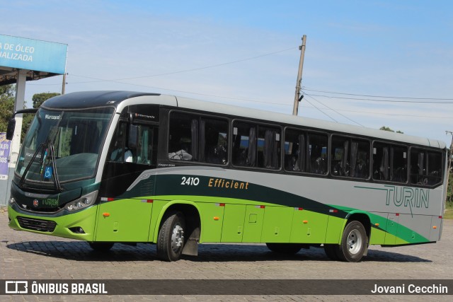 Turin Transportes 2410 na cidade de Caxias do Sul, Rio Grande do Sul, Brasil, por Jovani Cecchin. ID da foto: 11857013.