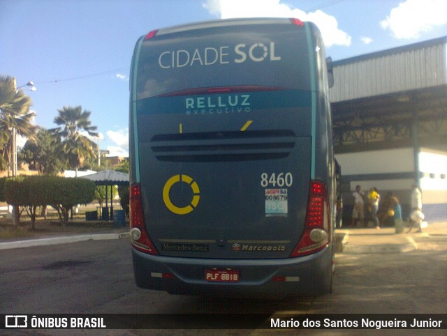 Viação Cidade Sol 8460 na cidade de Piritiba, Bahia, Brasil, por Mario dos Santos Nogueira Junior. ID da foto: 11855752.