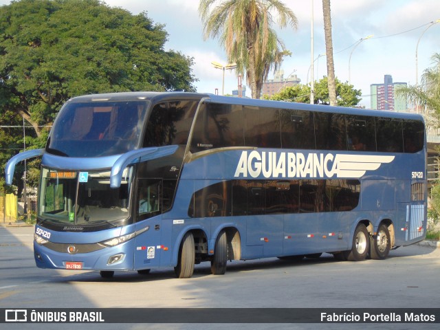 Viação Águia Branca 50420 na cidade de Santo André, São Paulo, Brasil, por Fabrício Portella Matos. ID da foto: 11856721.