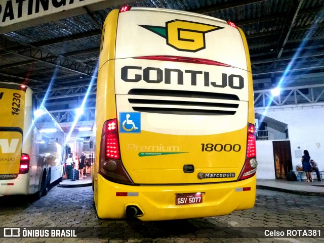 Empresa Gontijo de Transportes 18000 na cidade de Ipatinga, Minas Gerais, Brasil, por Celso ROTA381. Número da foto: #11856845.