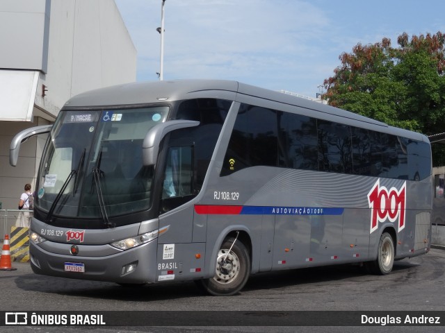 Auto Viação 1001 RJ 108.129 na cidade de Rio de Janeiro, Rio de Janeiro, Brasil, por Douglas Andrez. Número da foto: #11855553.