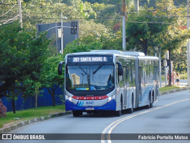Next Mobilidade - ABC Sistema de Transporte 8347 na cidade de Santo André, São Paulo, Brasil, por Fabrício Portella Matos. Número da foto: #11857343.