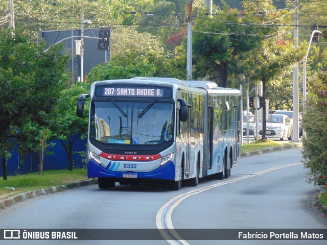 Next Mobilidade - ABC Sistema de Transporte 8332 na cidade de Santo André, São Paulo, Brasil, por Fabrício Portella Matos. Número da foto: #11857297.
