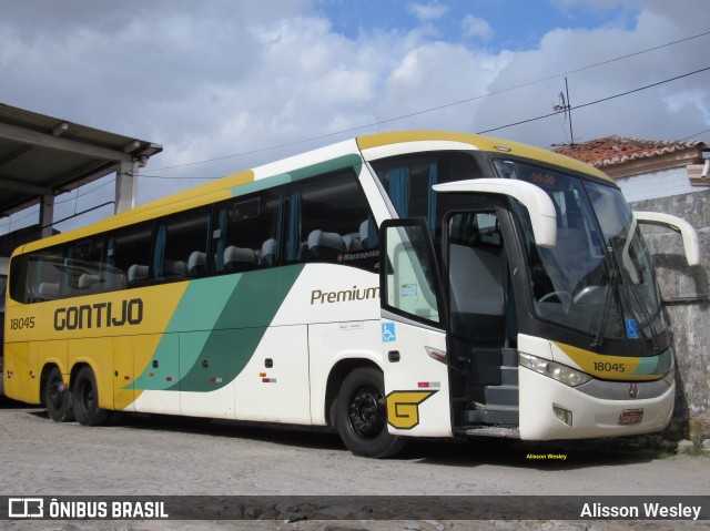 Empresa Gontijo de Transportes 18045 na cidade de Fortaleza, Ceará, Brasil, por Alisson Wesley. ID da foto: 11855969.