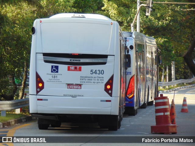 Next Mobilidade - ABC Sistema de Transporte 5430 na cidade de Santo André, São Paulo, Brasil, por Fabrício Portella Matos. Número da foto: #11857511.