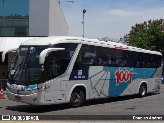 Auto Viação 1001 RJ 108.019 na cidade de Rio de Janeiro, Rio de Janeiro, Brasil, por Douglas Andrez. ID da foto: 11855551.