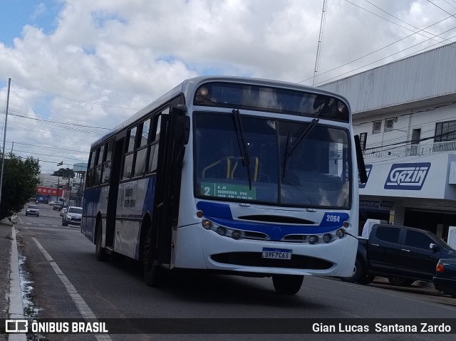 Transvida Transporte Coletivo 2064 na cidade de Ji-Paraná, Rondônia, Brasil, por Gian Lucas  Santana Zardo. Número da foto: #11855929.
