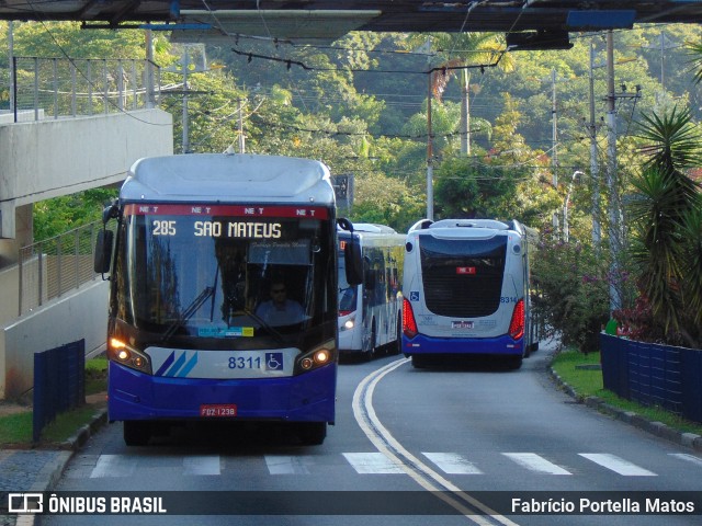 Next Mobilidade - ABC Sistema de Transporte 8311 na cidade de Santo André, São Paulo, Brasil, por Fabrício Portella Matos. ID da foto: 11857259.