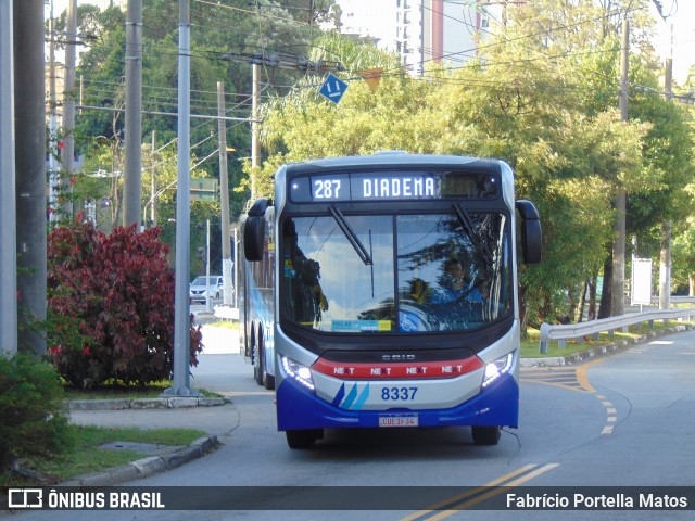 Next Mobilidade - ABC Sistema de Transporte 8337 na cidade de Santo André, São Paulo, Brasil, por Fabrício Portella Matos. Número da foto: #11857392.