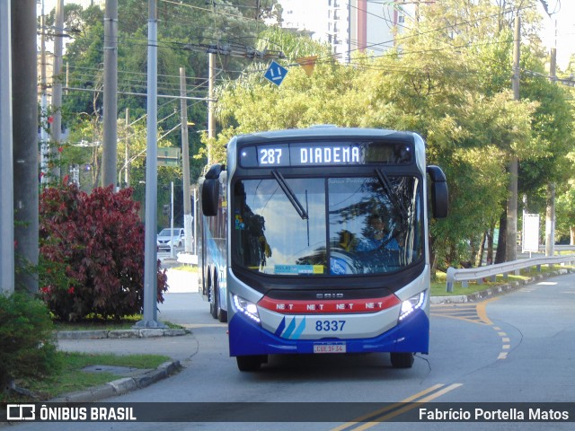 Next Mobilidade - ABC Sistema de Transporte 8337 na cidade de Santo André, São Paulo, Brasil, por Fabrício Portella Matos. ID da foto: 11857392.