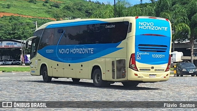 Viação Novo Horizonte 1030511 na cidade de Além Paraíba, Minas Gerais, Brasil, por Flávio  Santos. Número da foto: #11855774.