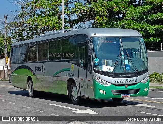 Turin Transportes RJ 678.019 na cidade de Rio de Janeiro, Rio de Janeiro, Brasil, por Jorge Lucas Araújo. Número da foto: #11858801.