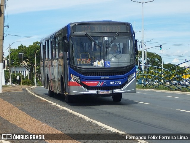 Transportes Capellini 32773 na cidade de Americana, São Paulo, Brasil, por Fernando Félix Ferreira Lima. Número da foto: #11858457.