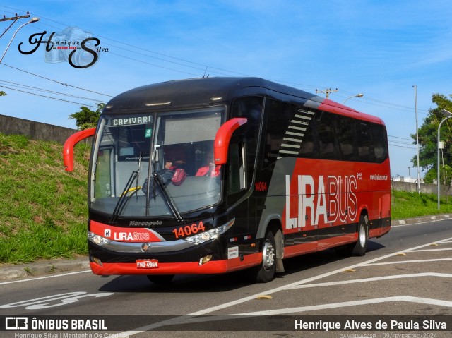 Lirabus 14064 na cidade de Campinas, São Paulo, Brasil, por Henrique Alves de Paula Silva. Número da foto: #11860218.