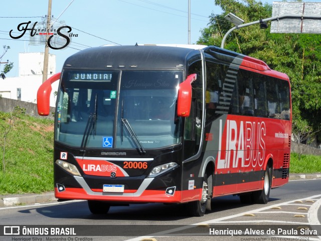 Lirabus 20006 na cidade de Campinas, São Paulo, Brasil, por Henrique Alves de Paula Silva. Número da foto: #11860202.