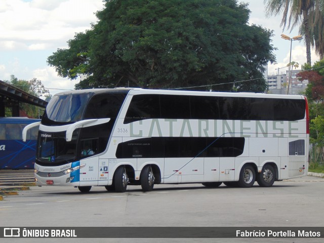 Auto Viação Catarinense 3536 na cidade de Santo André, São Paulo, Brasil, por Fabrício Portella Matos. Número da foto: #11859827.