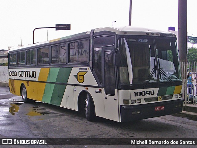 Empresa Gontijo de Transportes 10090 na cidade de Belo Horizonte, Minas Gerais, Brasil, por Michell Bernardo dos Santos. ID da foto: 11858155.