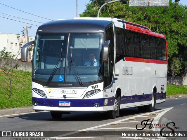Viação Piracicabana 2953 na cidade de Campinas, São Paulo, Brasil, por Henrique Alves de Paula Silva. Número da foto: #11860323.