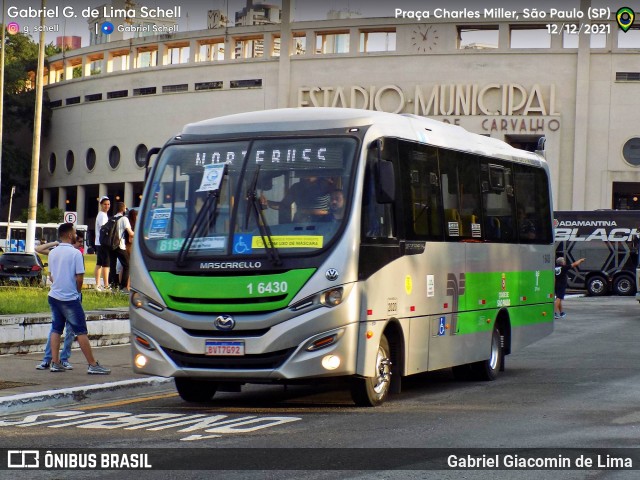 Transcooper > Norte Buss 1 6430 na cidade de São Paulo, São Paulo, Brasil, por Gabriel Giacomin de Lima. Número da foto: #11858793.