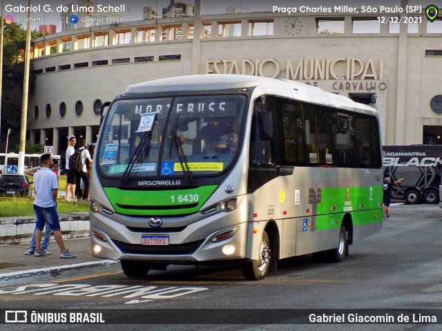 Transcooper > Norte Buss 1 6430 na cidade de São Paulo, São Paulo, Brasil, por Gabriel Giacomin de Lima. ID da foto: 11858793.