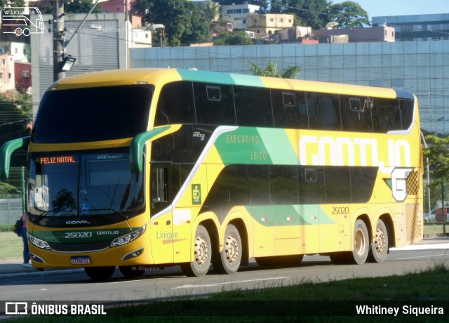 Empresa Gontijo de Transportes 25020 na cidade de Vitória, Espírito Santo, Brasil, por Whitiney Siqueira. ID da foto: 11858532.